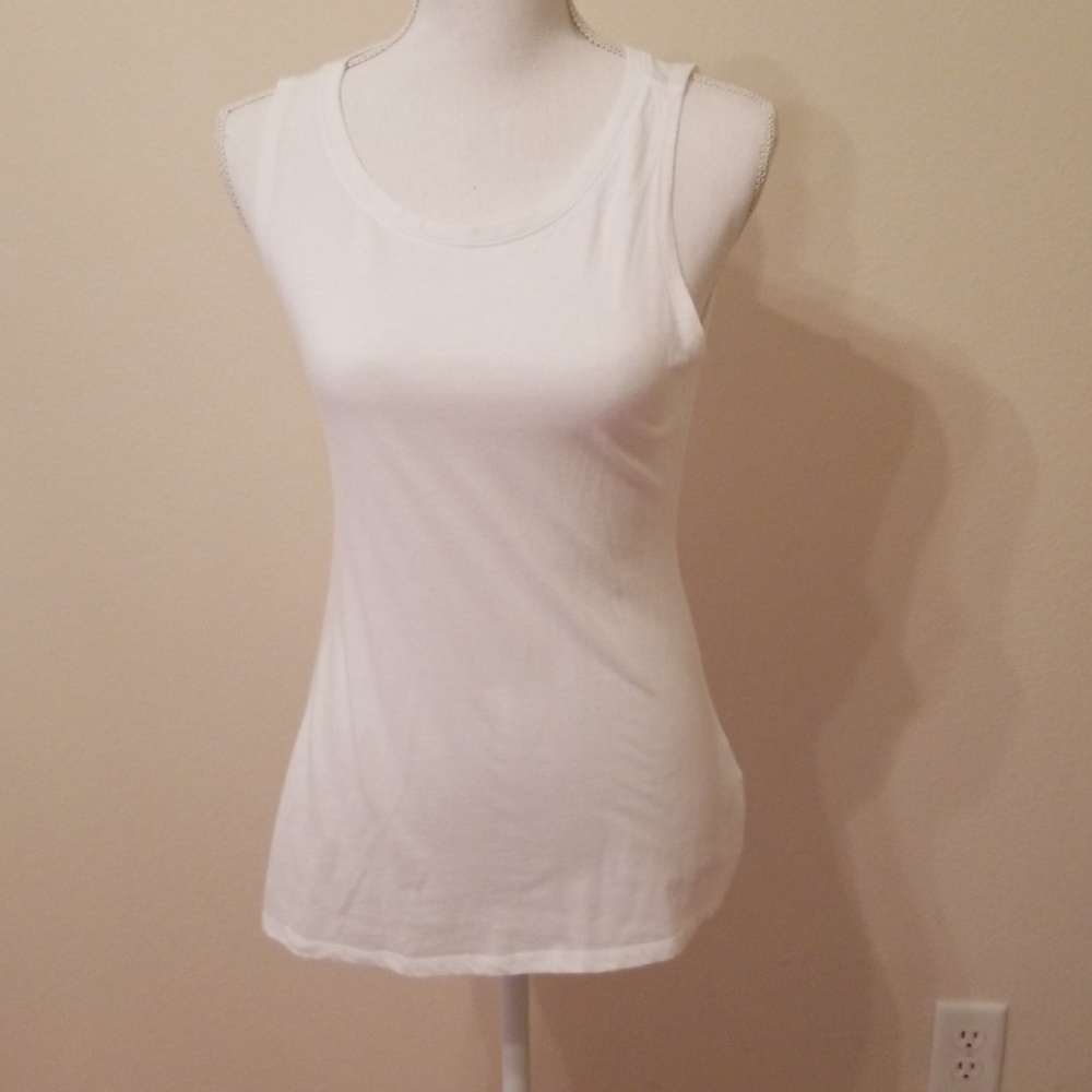 Fabletics white workout tank